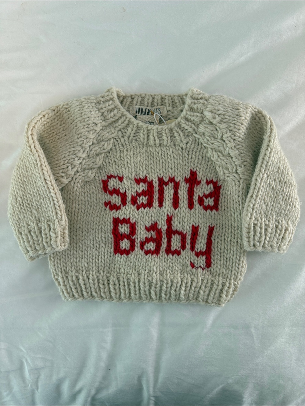 Huggalugs Santa Baby Sweater, 6-12M
